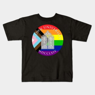 Brown University Pride Flag Kids T-Shirt